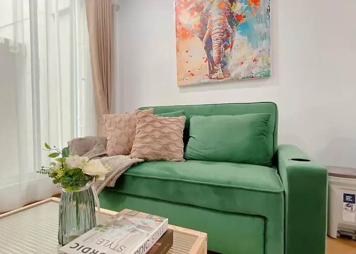 公寓 Entire Floor,decorated Cozy Home, Near Grand Palace 曼谷